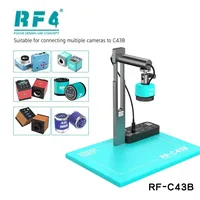 Microscope trinoculaire intelligent à imagerie thermique RF-C43B compatible avec la réparation de circuits imprimés, caméra pour outils de réparation de téléphones mobiles