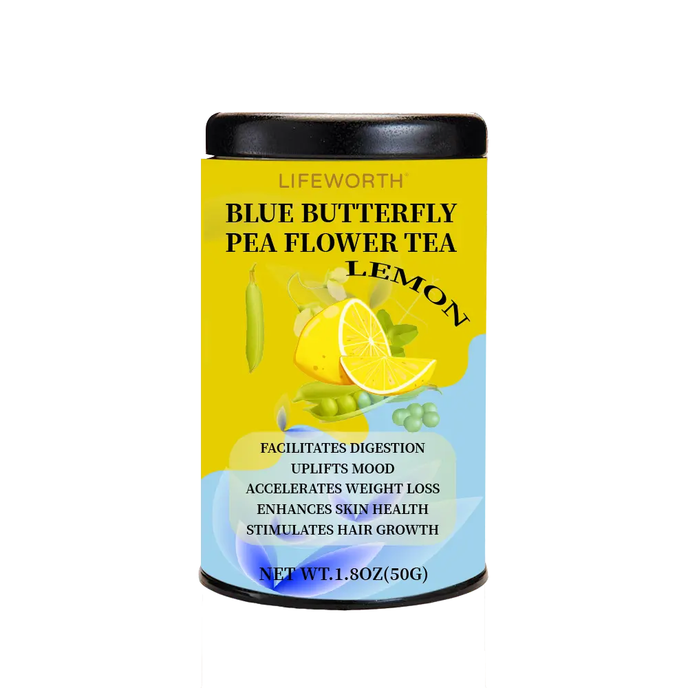 LIFEWORTH ricco di antociani private label organic butterfly pea flower bustine di tè tè in polvere
