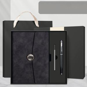 Carnet en cuir personnalisé avec logo, délai de livraison rapide, avec stylo et recharge de stylo, pour coffrets cadeaux promotionnels et cadeaux de mariage - Product Image 3