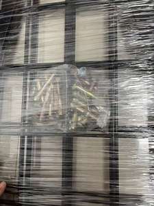 2x4 ft כבד חובה אחסון צף קיר מתלה מוסך מדפים 400 ק "ג קיבולת טעינה <span class=keywords><strong>2</strong></span> מדפים לערימה מדפים שחורים - Product Image 6