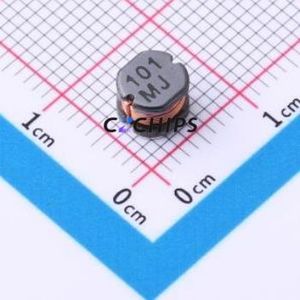 Inducteur de puissance SMD CD54T125NP-101KC, 5,8x5,2 mm (Inductance : 100 µH) (Précision : 10 % Courant nominal : 520 mA) - Product Image 1