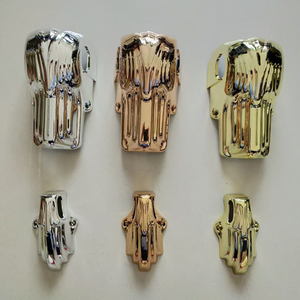 Nuevo <span class=keywords><strong>Dorado</strong></span> Plateado Cobre Color Plástico Extraíble Ataúd Esquinas Ataúd Accesorios Funeral Decoraciones para el hogar Soporte Para Ataud - Product Image 2