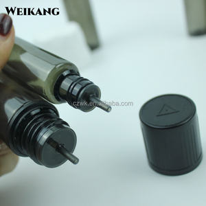 ขวดพลาสติก PET สำหรับยา ขนาด 60 มล. 15 มล. 30 มล. 100 มล. 50 มล. แบบ V2 และ <span class=keywords><strong>V3</strong></span>  ทรงเตี้ย สีดำ พร้อมหลอดหยด - Product Image 4