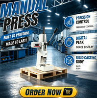 Presse manuelle de précision pour métaux, petite machine de pressage