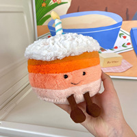 Jellycatt Fun Cake Peluche Gâteau d'Anniversaire Mignon, Figurine Décorative, Cadeau Transfrontalier, Dessert