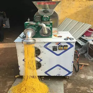 Milho automático macarrão máquina milho e arroz macarrão espaguete extrusora milho fazendo macarrão máquina vermicelli macarrão fabricante