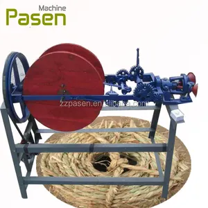 automatic grass wheat rice straw rope weaving making machine price for sale