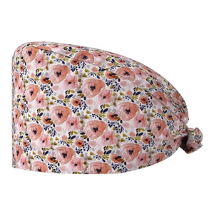 OEM ODM Graphic Print Breathable Reusable Washable Lightweight Soft Medical Surgical Hat - Product Image 5