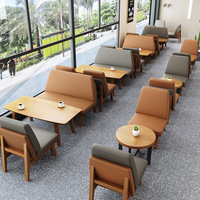 HUALIN-Table à manger moderne en bois massif pour hôtel, café, bar, restaurant, chaise, canapé, siège à cartes