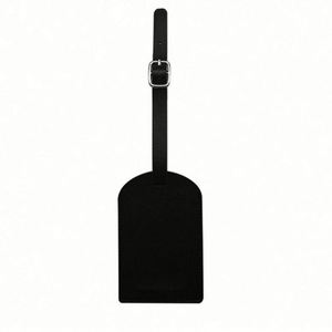 Custom Logo PU Leather Baggage Bag <b>Tag</b> Privacy Protection Luggage Travel Name <b>Tags</b> <b>Suitcase</b> Luggage <b>Tags</b> for Business Trip - Product Image 2