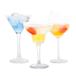 Verre à champagne vintage en cristal, coupe personnalisée avec logo, gobelet à martini, articles de bar professionnels - Product Image 4