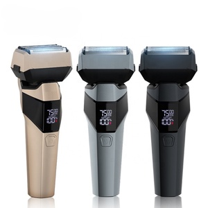Afeitadora Eléctrica 3D Flotante de 5 Cuchillas, Impermeable IPX7, Afeitadora de Viaje, 7500 RPM, Velocidad Turbo Mejorada - Product Image 1