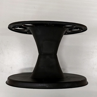 Haar bürsten halter Organizer mit Kunststoff Rundkamm Display Rack Styling Schwarz Werkzeugst änder Regal Zubehör für Salon Home