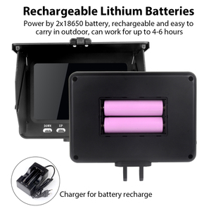 Taşınabilir yüksek çözünürlüklü Analog kutu kamera boru hattı endoskop sistemi beş inç CMOS sensör DVR H.264 su geçirmez/hava - Product Image 4