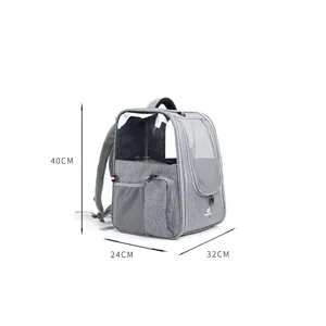 Outdoor Luxury Pet Bag Carrier Foldable Ultra-breathable Pet Backpack Bag For Small Dogs Cat