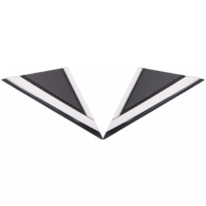 Triangular Trim <b>Strips</b> For Cadillac Rearview Mirrors 22774041 22774040 <b>Plastic</b> Full Set - Product Image 1