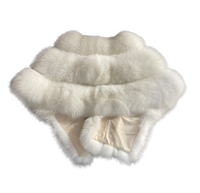 YY21144 Nouvelle arrivée, cape élégante en fourrure de renard véritable pour femmes, châle d'hiver chaud pour mariage