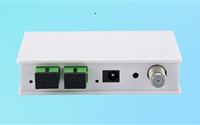 Mini Nodo FTTH, Receptor Óptico Activo de TV por Cable de 1550nm con Conector Coaxial RF WDM para CATV
