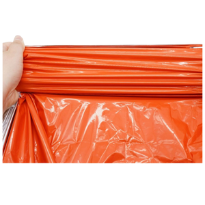Couverture de survie d'urgence orange légère, réfléchissante, imperméable et portable pour l'extérieur, idéale par temps froid - Product Image 6