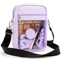 Sac à main unisexe en PU imperméable, tendance, avec chaînes, pour l'été, approuvé pour les stades, fermeture éclair, vente en gros
