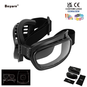 <span class=keywords><strong>Gafas</strong></span> de Motocicleta Plegables Vintage Boyarn, <span class=keywords><strong>Gafas</strong></span> Antiviento, <span class=keywords><strong>Gafas</strong></span> de Esquí y Snowboard, <span class=keywords><strong>Gafas</strong></span> de Sol para Carreras en Carretera - Product Image 4