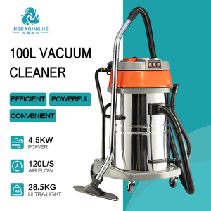Aspirateur industriel vertical humide/sec ultra-capacité 100L, 4500W, trois moteurs, avec une capacité accrue pour les déchets, prix abordable - Product Image 2