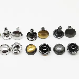 Leather Rivets and Snaps Tubular Metal Studs for Leather Crafts, Clothes, Shoes, Leather Rivets
