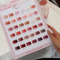 Excellent Coffret Cadeau d'Onglerie Nouvelle Collection Printemps/Été 2026 : Gel à Ongles Transparent Effet Jade Cacao 36 Couleurs pour Salon de Manucure