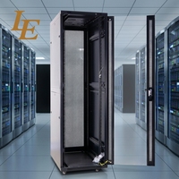 Capacité de charge du rack de serveur, porte avant en verre trempé pour centre de données