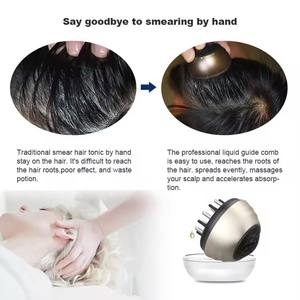 Peine aplicador de tratamiento del cuero cabelludo, masajeador de cabeza para la pérdida de cabello con cepillo de masaje para el cuidado del cuero cabelludo y el cabello - Product Image 5