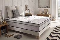 Vakuumverpackte Hochwertige Matratzen Taschenfederkern Hochdichte Gel-Memory-Foam Hotelbett-Matratze Latex Mit Natürlichem Modernem Design