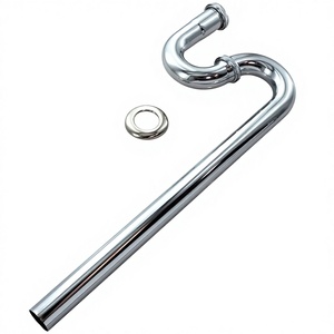 Robinet <span class=keywords><strong>d</strong></span>'arrêt de lavabo moderne chromé avec filtre à <span class=keywords><strong>d</strong></span>échets pour salle de bain - Product Image 5