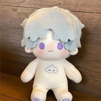 Peluche OEM personnalisée 20cm poupées en peluche de jeu figurine personnalisée poupées en peluche avec tenue amovible pour les enfants