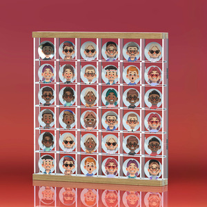 Étagère <span class=keywords><strong>de</strong></span> présentation en acrylique pour figurines, poupées, modèles, jouets, badges, support <span class=keywords><strong>de</strong></span> <span class=keywords><strong>rangement</strong></span> - Product Image 2