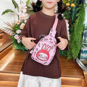 かわいい Bubu 子供用 バックパック キュート ミニ チェストバッグ クロスボディ カートゥーン 小銭入れ キッズ 誕生日プレゼント メッセンジャーバッグ - Product Image 3