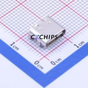 TYPE-611-T3-W USB Connector SMD Connector ( Connector Type: Type-C )( Gender: Female )( Mounting Type: Horizontal Mount ) - Product Image 1