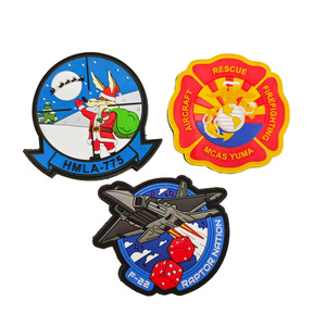 Direct <b>Maker</b> Client Specified 2D Soft Rubber Polyvinyl Chloride Iron On Specially Formed Uniform Emblem pvc patch - Product Image 3