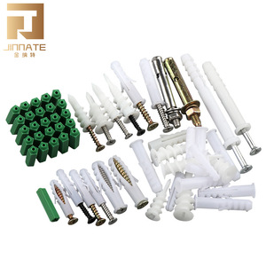 JINNATE Plastic Expansion Tube Screw <b>Plug</b> Furniture Bolt Set Cross Drive Stainless Steel Modern Design General Use - Product Image 1