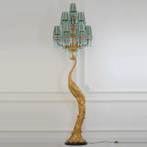Joalheria, decorativa, lâmpada de chão antigo europeu, lâmpada de piso europeu, grandes lâmpadas de pé