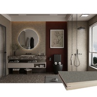Cloison PVC de haute qualité bon marché WPC panneau mural panneau de revêtement de salle de bain