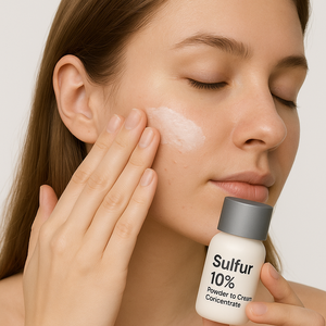 Marque privée <span class=keywords><strong>Soufre</strong></span> 10% Vegan Anti-âge Hydratant Poudre à <span class=keywords><strong>Crème</strong></span> Concentré Acide Hyaluronique Vitamine C <span class=keywords><strong>Crème</strong></span> pour le <span class=keywords><strong>Visage</strong></span> - Product Image 1