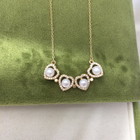 SHDIYAYUN Pendentif en perle d'eau douce naturelle à succès avec motif trèfle et bijoux en perles ajustables magnétiques