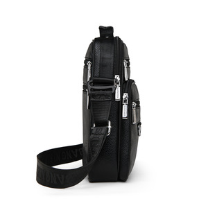 New Fashionable Genuine Leather Crossbody <b>Bag</b> Lightweight Waterproof Business Chest <b>Bag</b> for Daily Casual Travel - Product Image 6