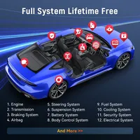 Escáner OBD2 Thinkcar BD6 Herramienta de Diagnóstico para Todos los Sistemas con 5 Funciones de Reinicio Gratis de por Vida Lector de Códigos Inalámbrico para Automóvil para Android y iPhone