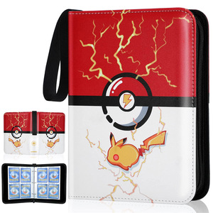 Trading Card Binder for Pokemon, Collectible Card Holder with 4