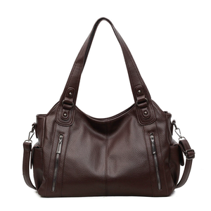 Borsa tote monospalla retrò in morbida pelle, grande capacità, alla moda e versatile, borsa a tracolla per pendolari, borsa per mamma - Product Image 3