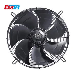 Factory Supplier 200mm-800mm AC EC DC Axial Flow Fan impeller Plastic Blades Cooling Fan Stainless steel Industrial 220v 380V