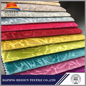 100% Polyester Ấn Độ & Pakistan Chất Liệu Quần Áo Hà Lan Màn Lụa Terry Curtain Nổi Nhung Sofa Vải - Product Image 6