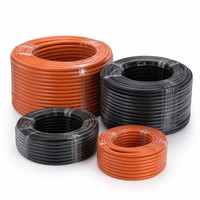 Kabel Las Ekstra Fleksibel Tembaga EPR/HOFR Karet 16-120mm Arus Tinggi 200A-600A Tahan Minyak Tahan Api untuk Pengelasan Busur