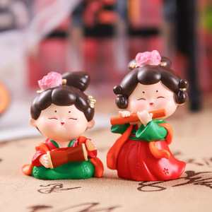 Chinese Style Tang <strong>Dynasty</strong> Lady Resin Crafts Decorative Ornaments Figurines of Tang <strong>Dynasty</strong> China Trade - Product Image 1